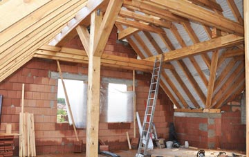 Mushroom Green attic trusses